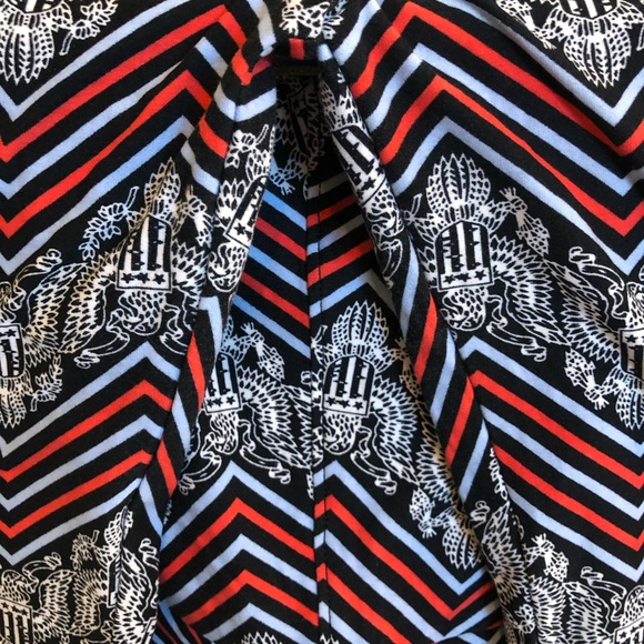 4th of July NWOT One Size Eagle Chevron Leggings - Picture 4 of 5